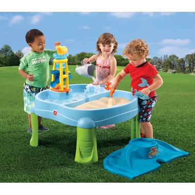 Step2 Dino Dig Sand & Water Table Kids Outdoor Garden Splash Scoop Play Toy NEW 