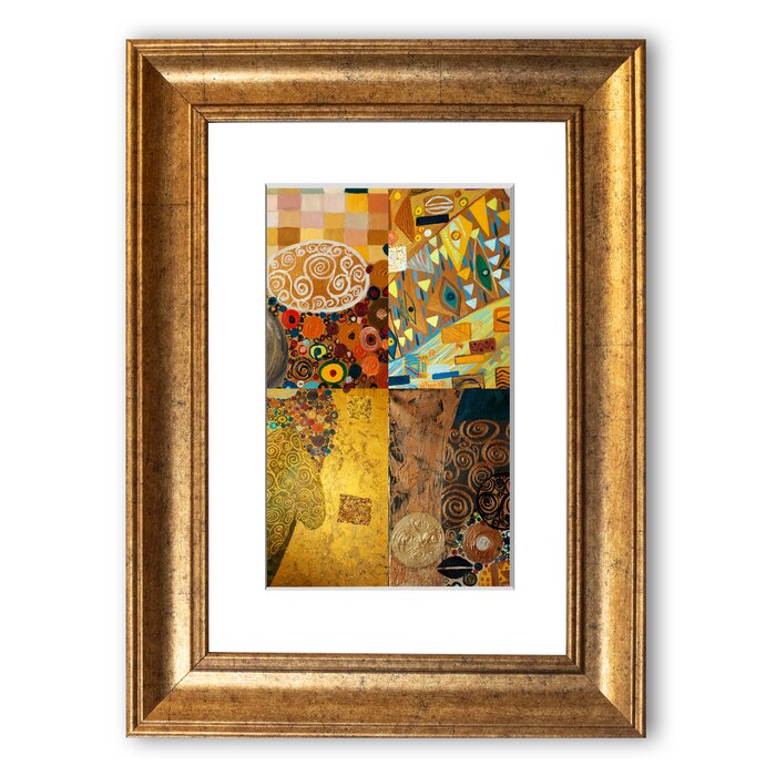 wayfair.co.uk | Klimt Golden Rules by Gustav Klimt - Picture Frame Graphic Art