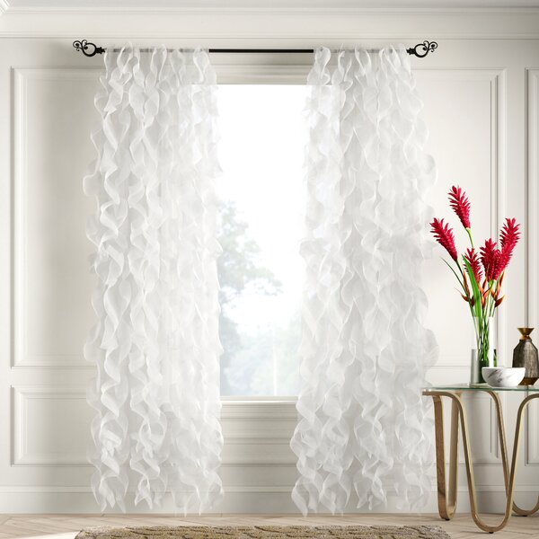 Blackout Room Sheer Aesthetic Tie Dye 50x84 Single Or Double Panel Window Curtain