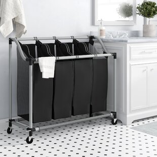 Details about   Ironing Board Laundry Sorter Combo Rolling Cart Laundry Storage Clothes Hamper 