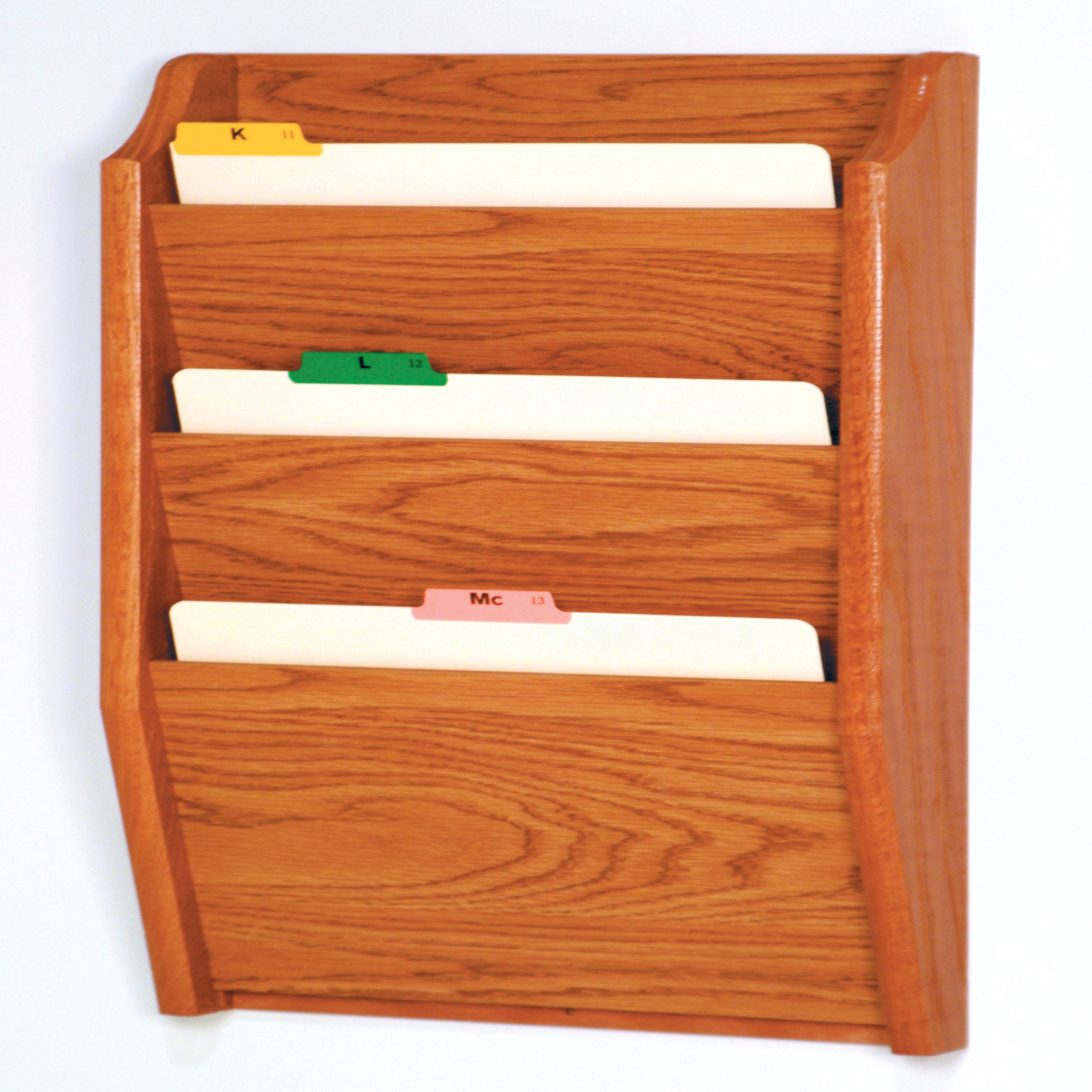 Wooden Mallet Three Pocket Wall Mount File Holder & Reviews Wayfair