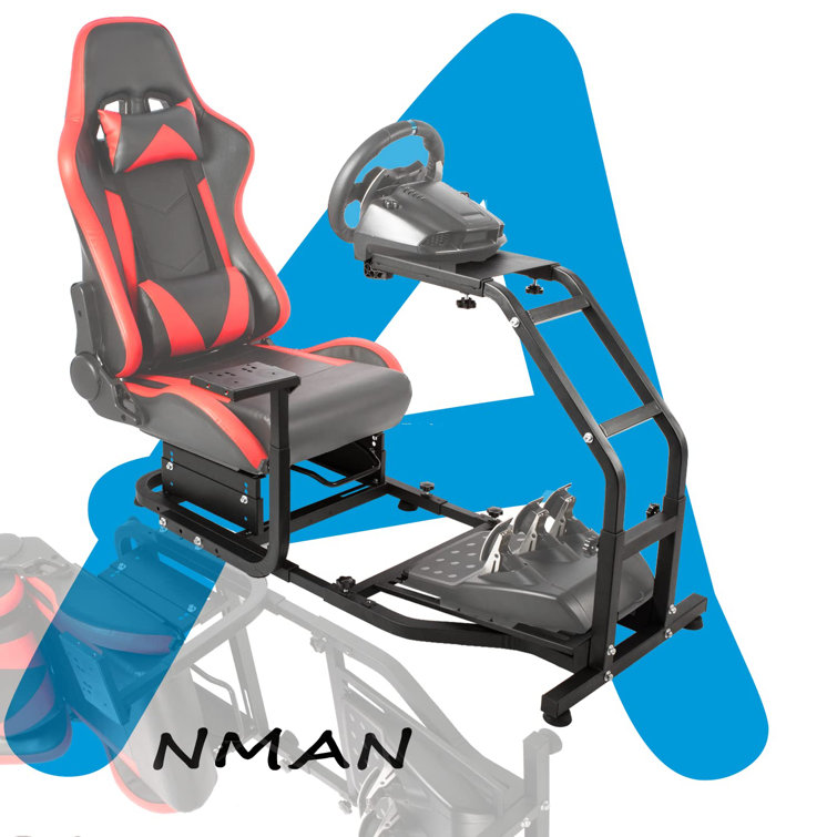 Anman Racing Simulator Mount fit for PC PS4 XBOX ONE Racing Wheel Stand  Video Game for Logitech G25 G29 G920 G923 Fanatec Thrustmaster T500RS T300RS,  通販