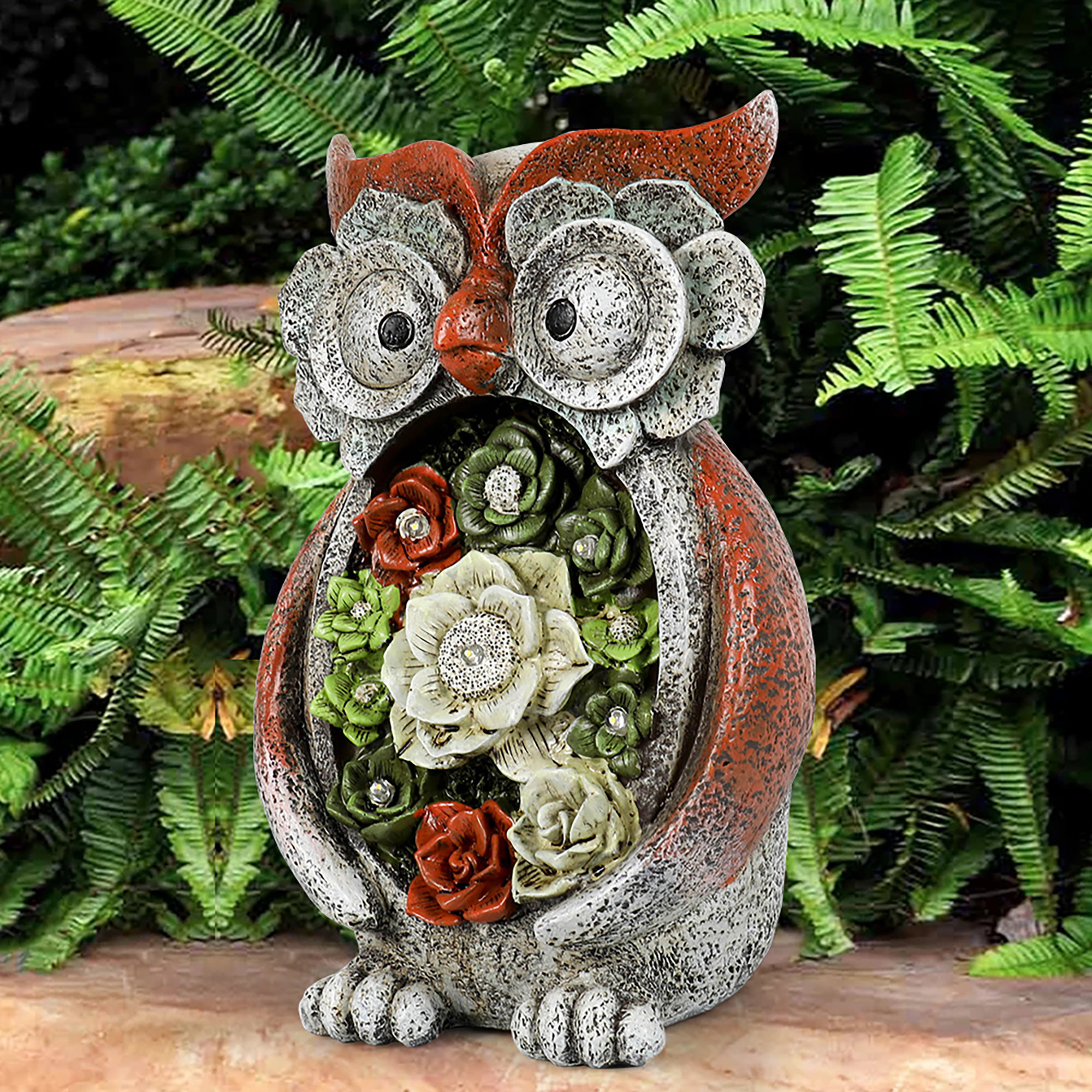 Loon Peak® Ayvree Owl Statue Wayfair