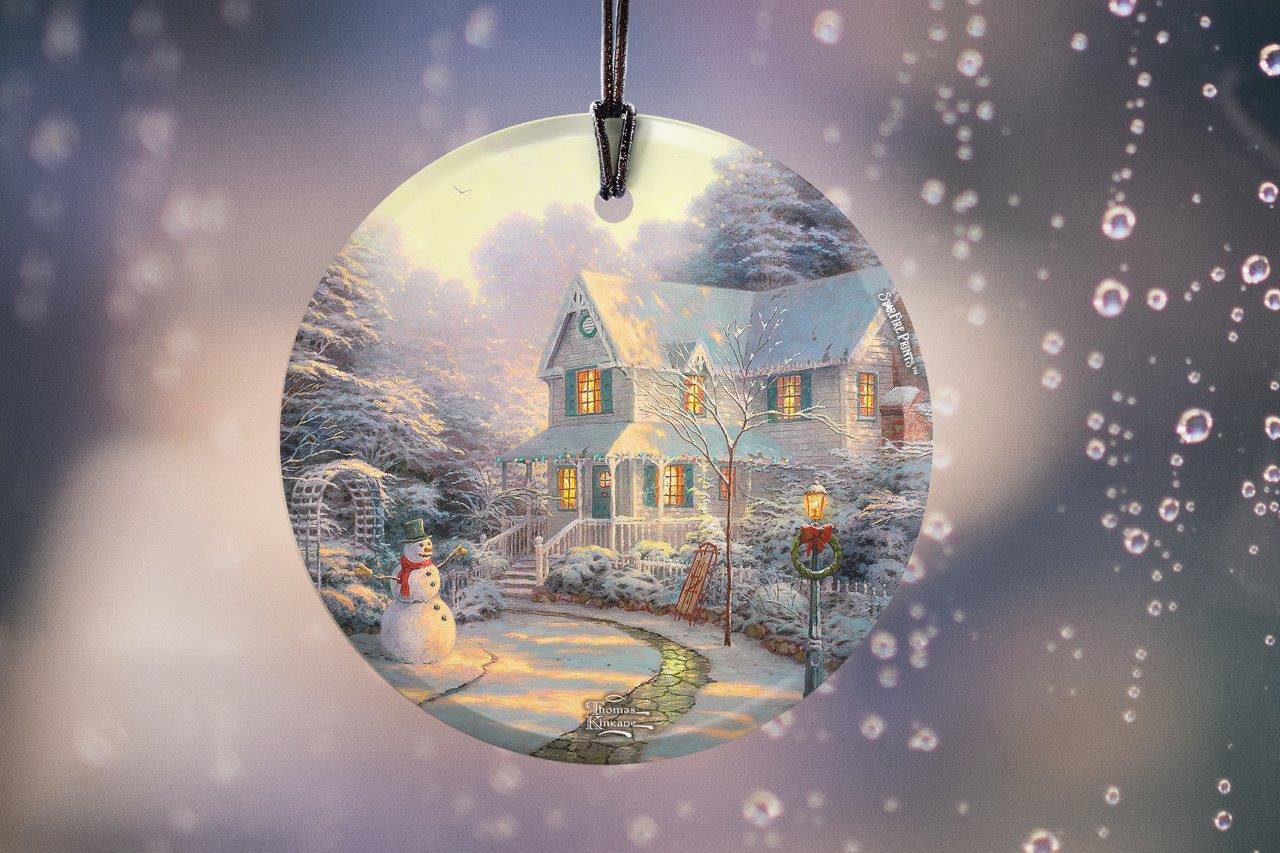 Trend Setters Thomas Kinkade Art Night Before Christmas StarFire Prints