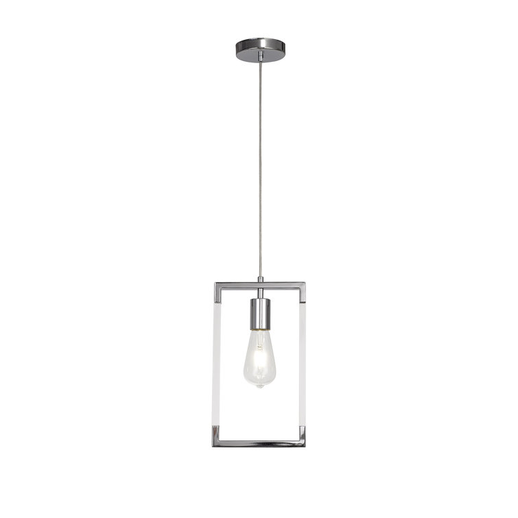 Metro Lane Boggess Geometric Rectangle Pendant | Wayfair.co.uk