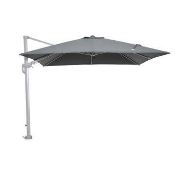 Caribbean 3m SQUARE Cantilever Parasol With LED Solar