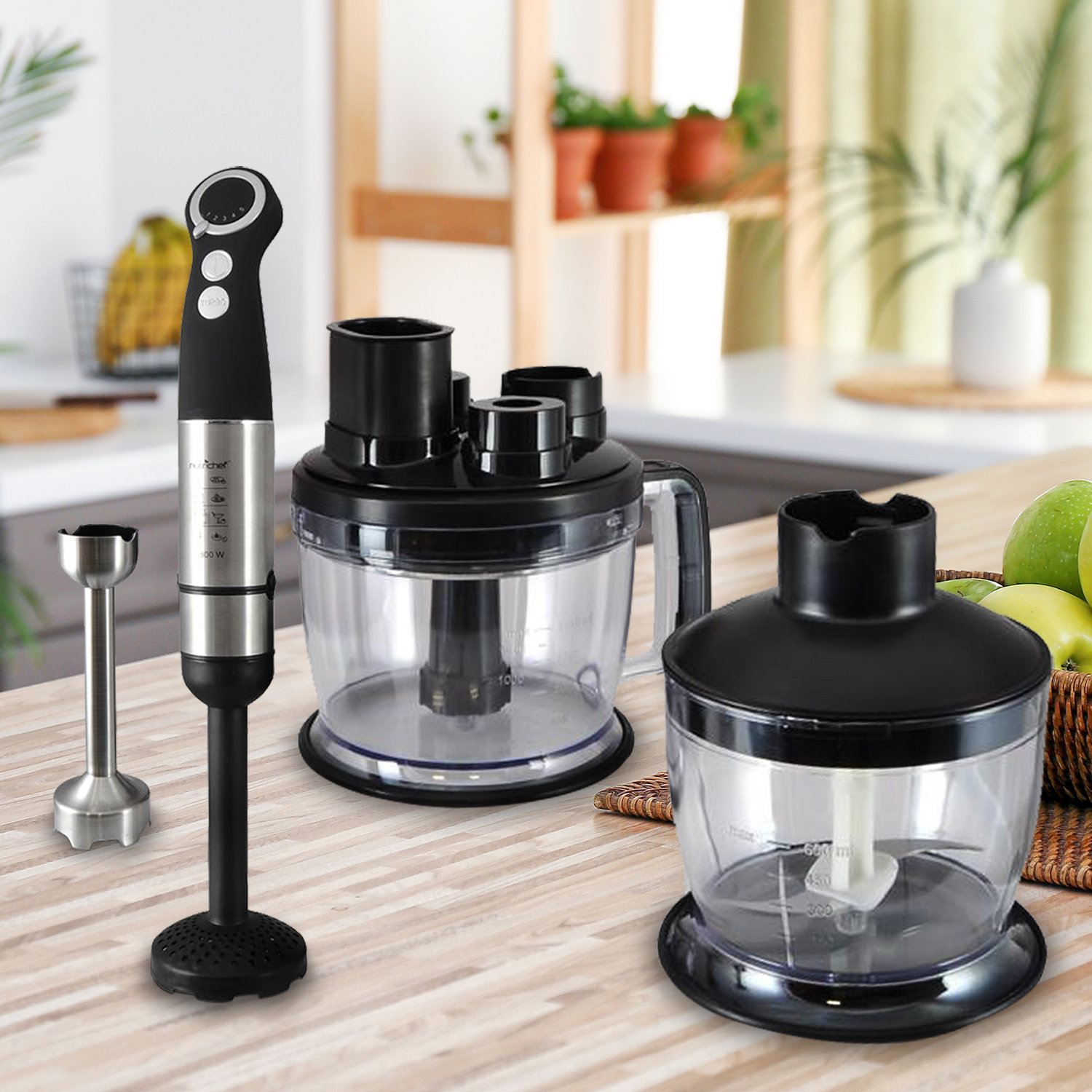 NutriChef Food Processor and Hand Immersion Blender Wayfair