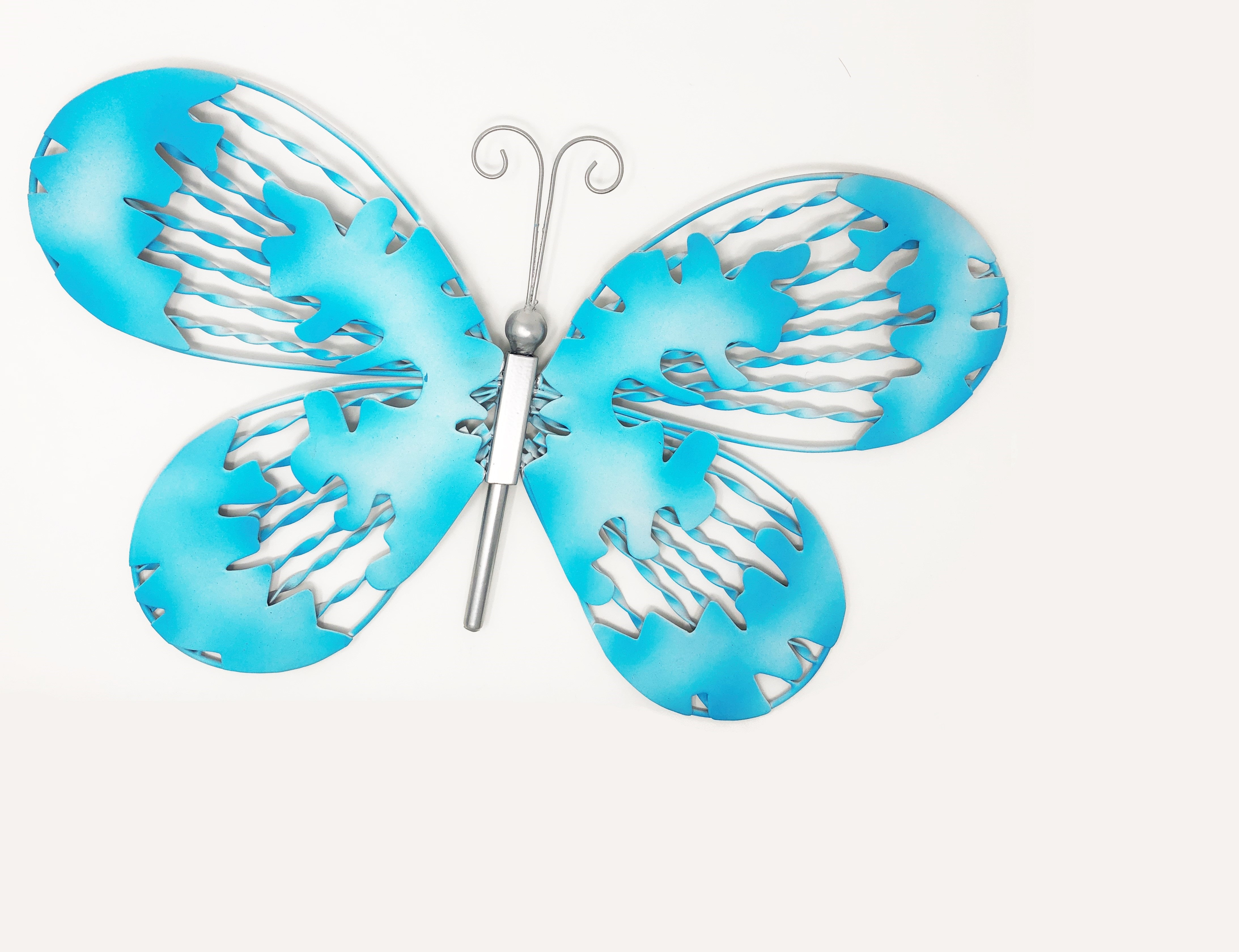 Gracie Oaks Butterfly Outdoor Wall Art Wayfair