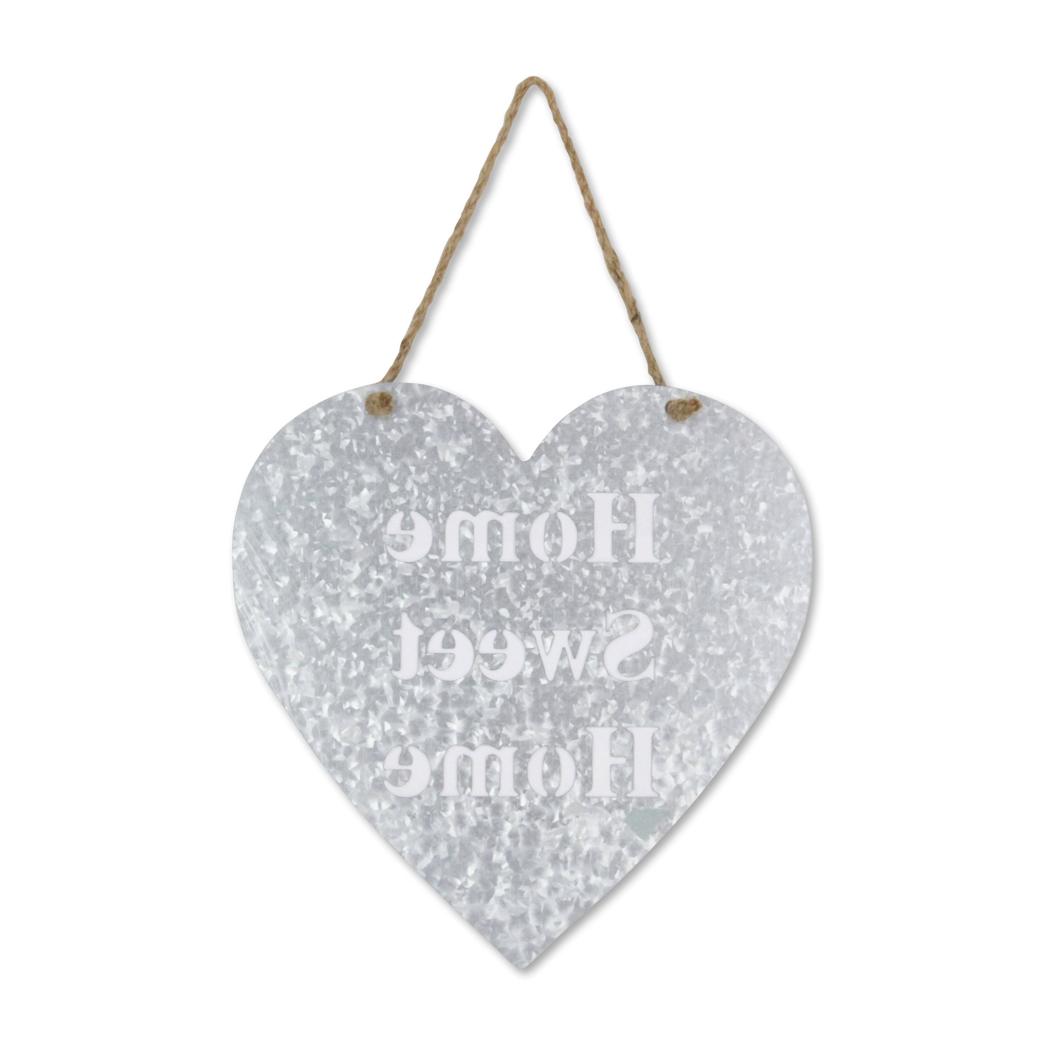 Gracie Oaks 'Home Sweet Home' Heart Shaped Metal Wall Decor & Reviews