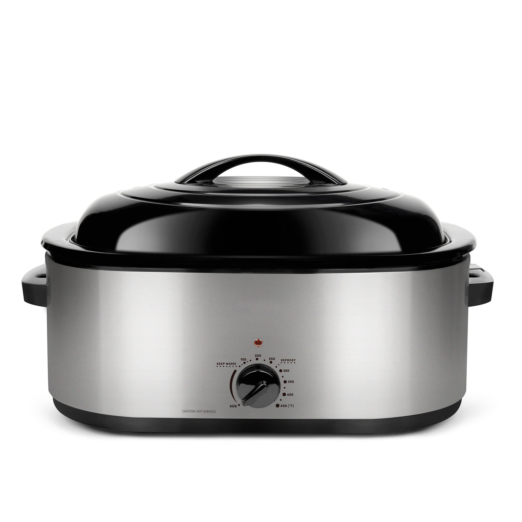 SODF JFIT 22 Quart Electric Roaster Oven Stainless Steel With Self Basting Lid Sdfj1259