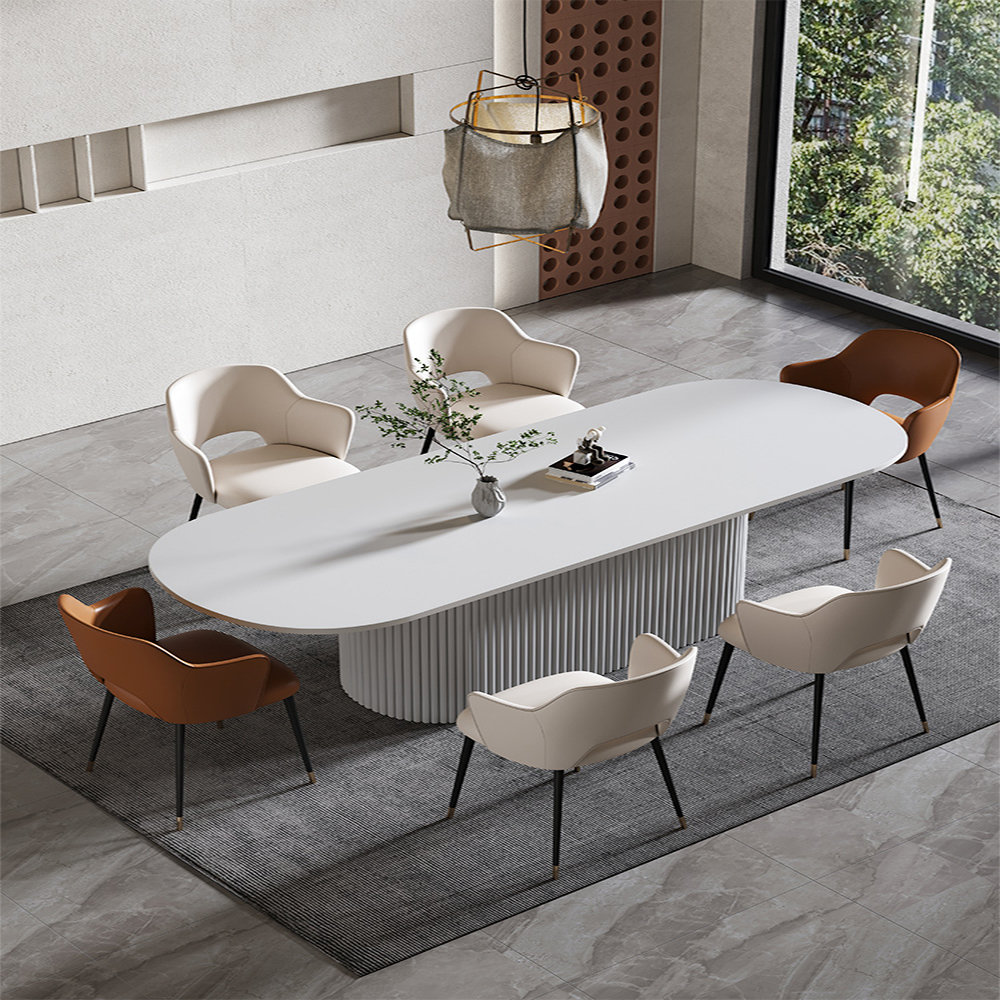 VERONA Home Modern Oval White Dining Table Sets Wayfair