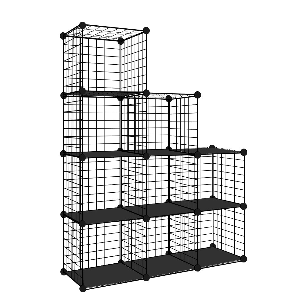 Rebrilliant Jarion Metal Cube Bookcase Wayfair