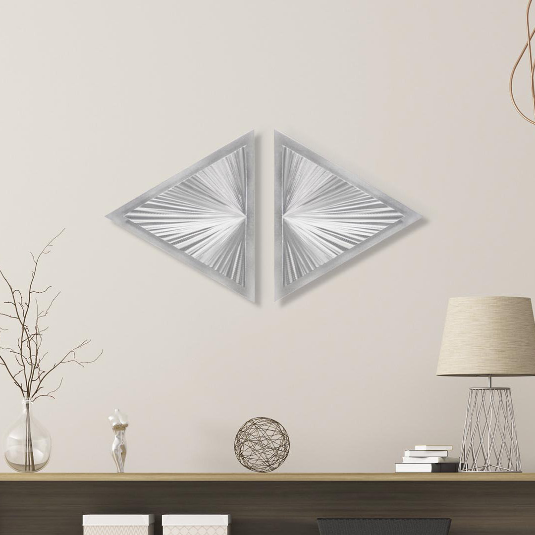 Orren Ellis 2 Piece Shining Diamond Wall Décor Set Wayfair