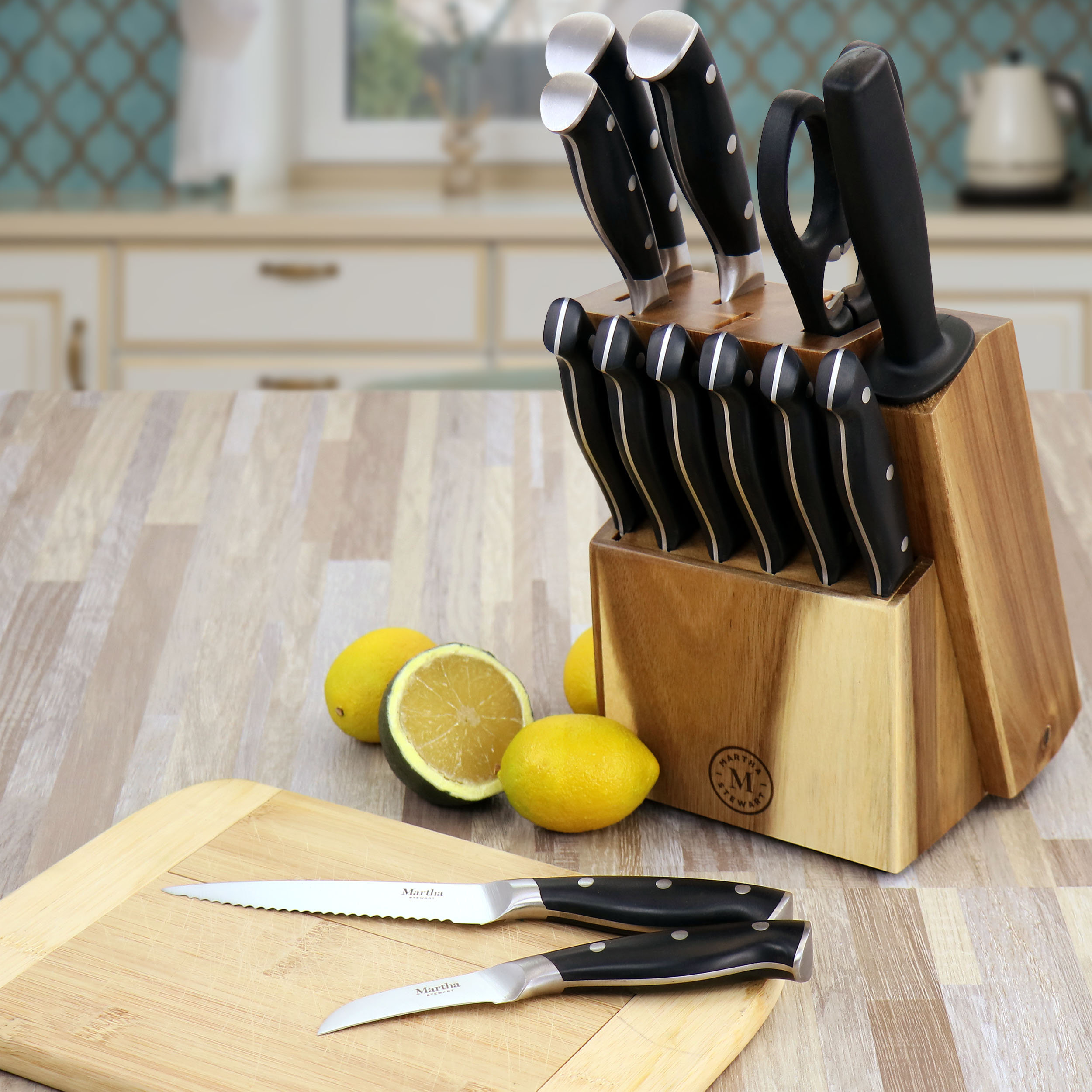 Martha Stewart 14 Piece Knife Block Set Wayfair