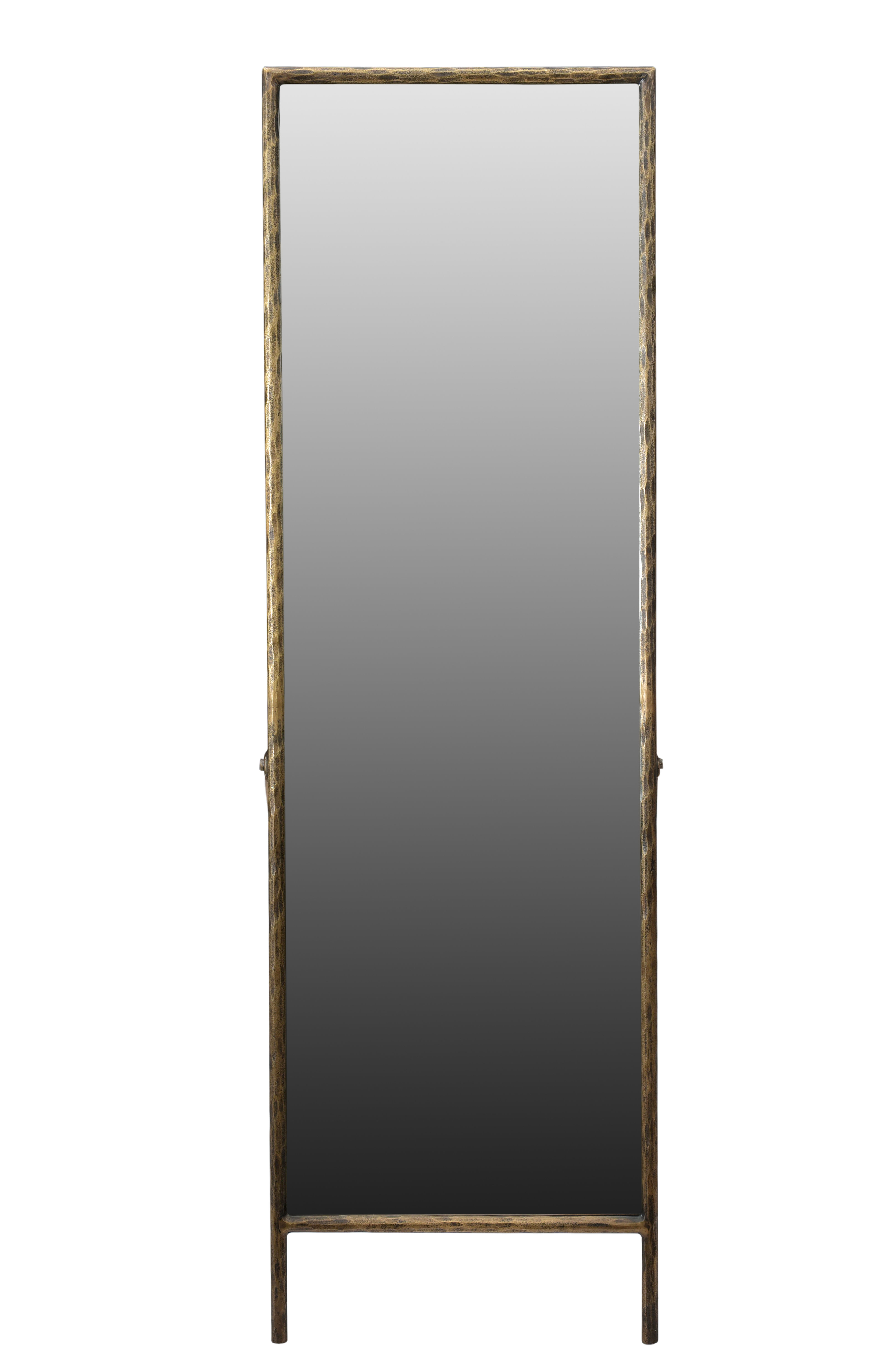 Brayden Studio® Zyron Rectangle Metal Floor Mirror Wayfair