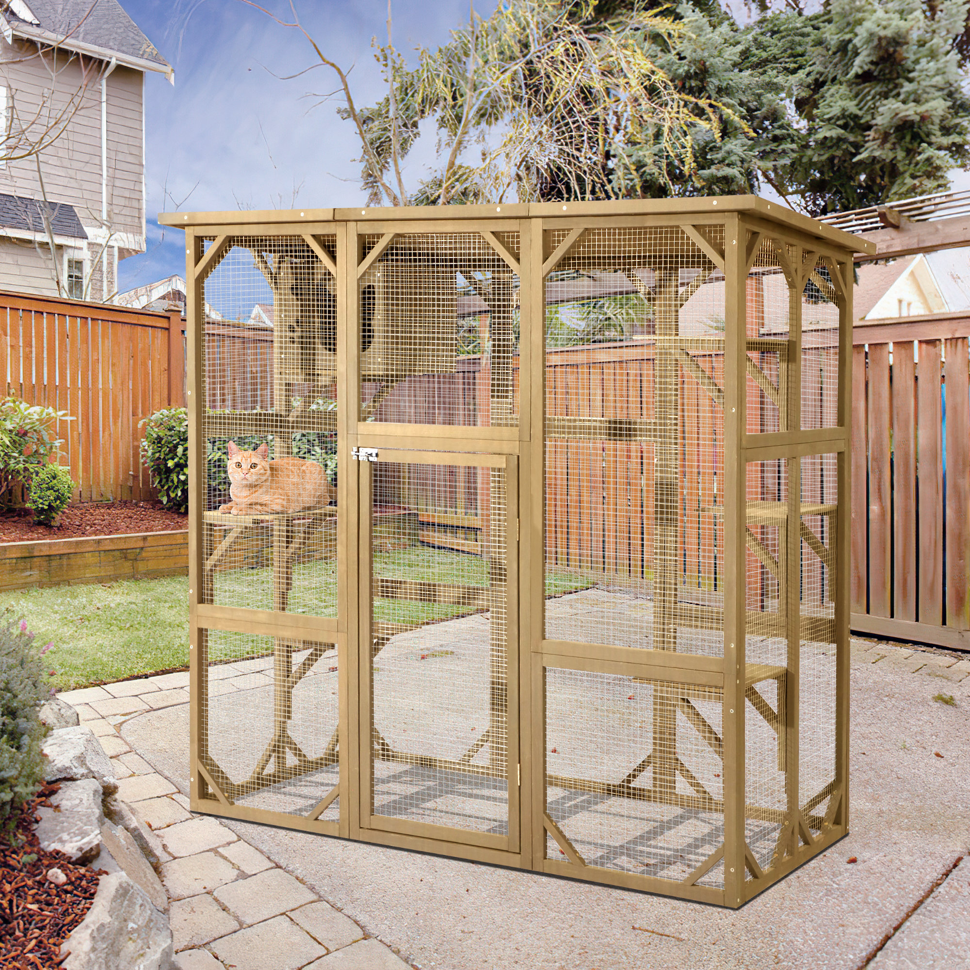 JOVNO Catio Outdoor Cat Playpen Wayfair