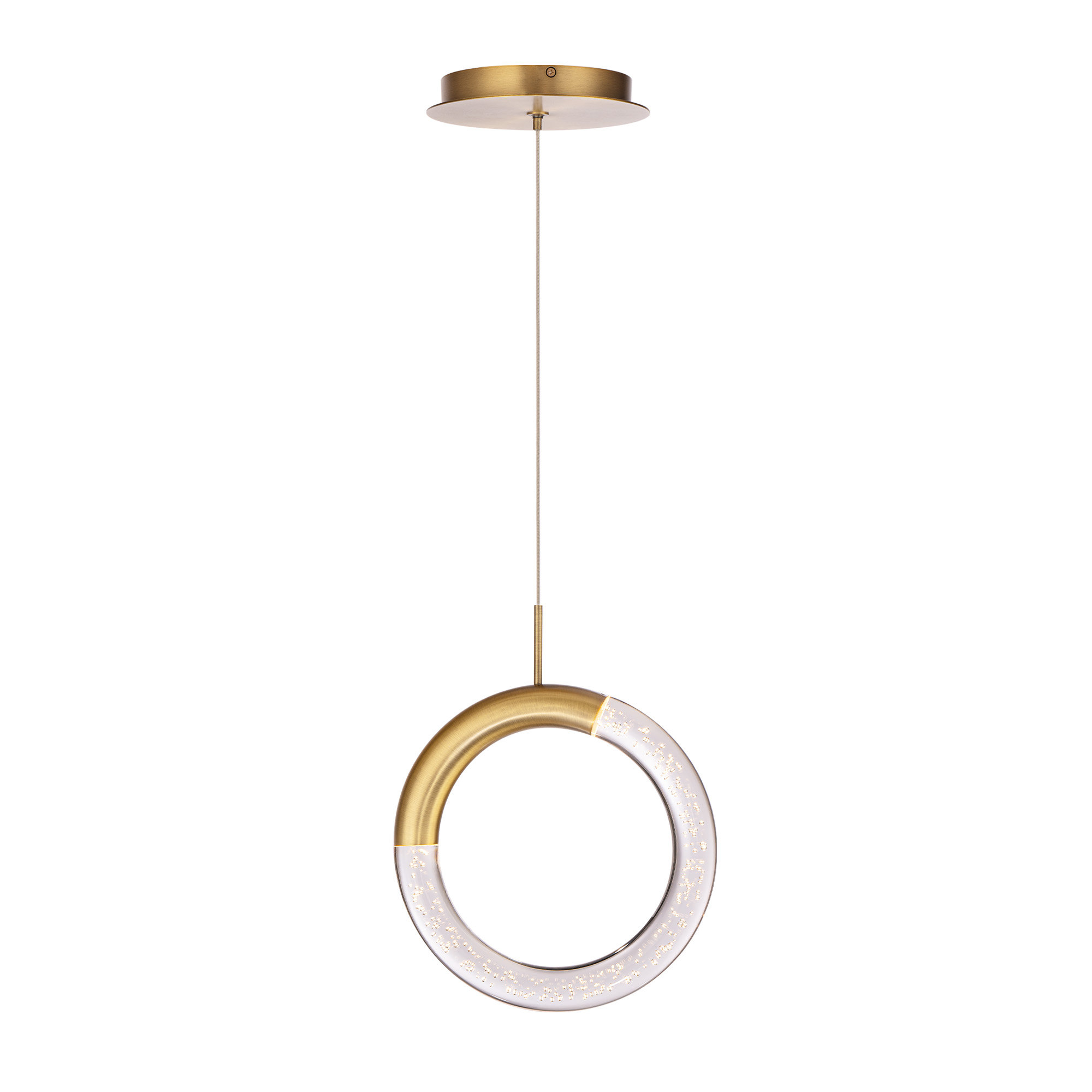 dweLED Ringlet 1 Light Geometric LED Pendant Wayfair