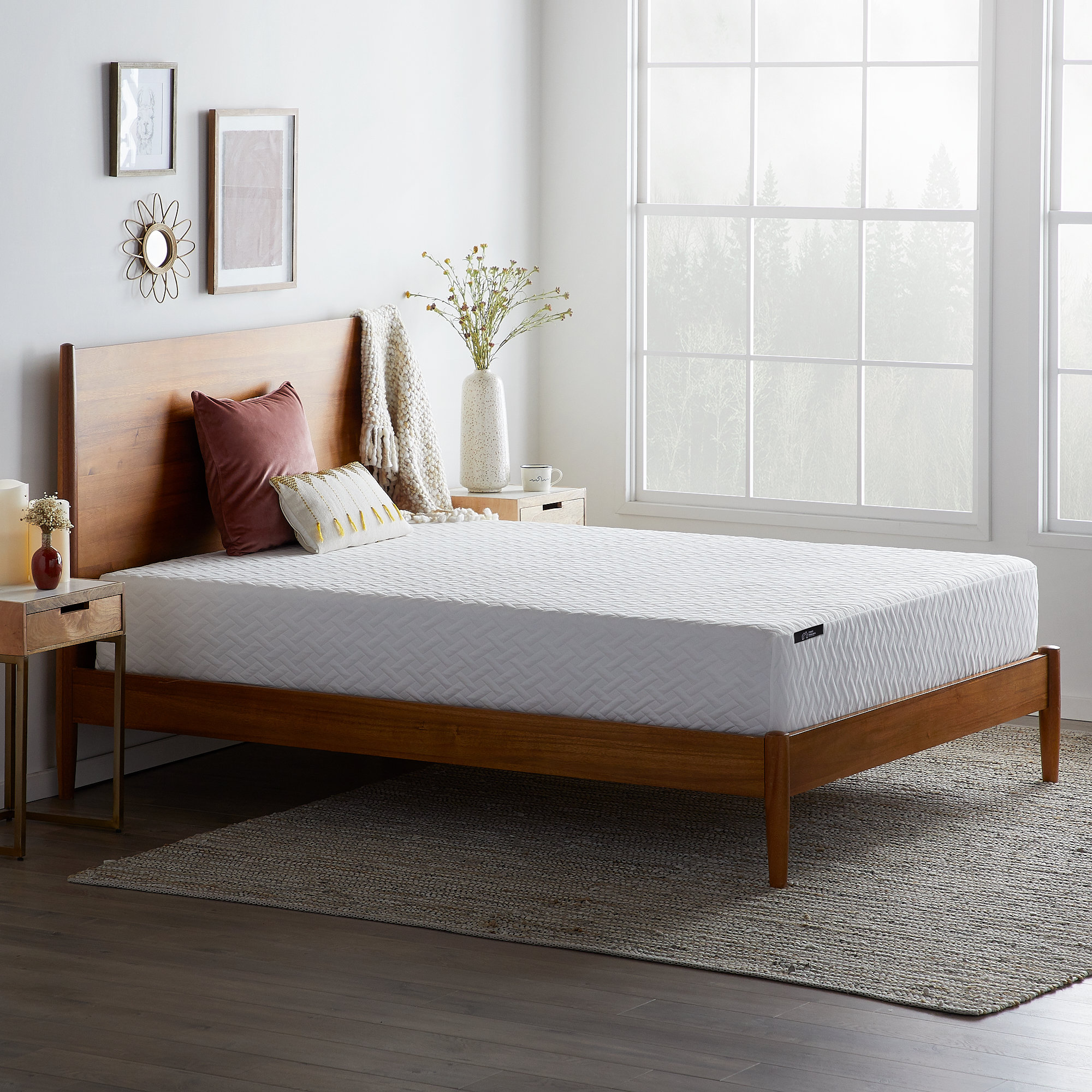 TiramisuBest 10'' Plush Gel Memory Foam Mattress Wayfair