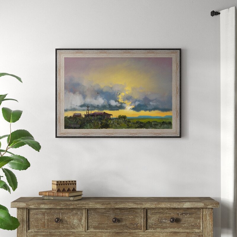 End Of The Day - Picture Frame Print on Canvas
