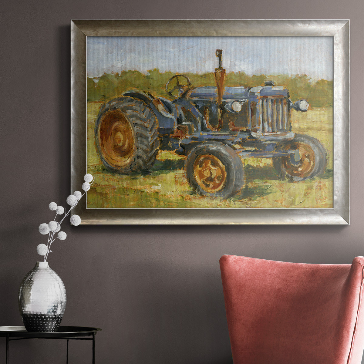 August Grove® Rustic Tractors III by Painting on Wayfair