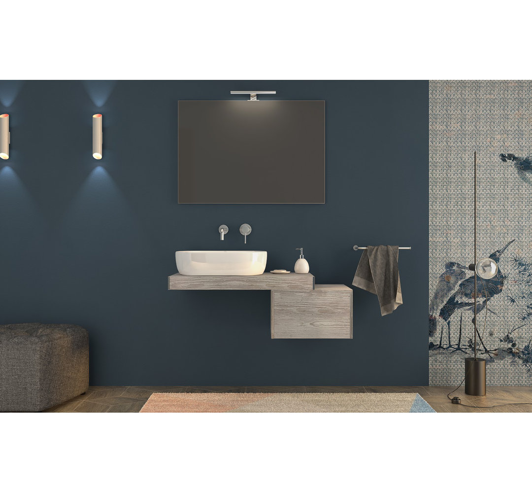 Belfry Bathroom Aaronsburg Badausstattung mit Spiegel und LED-Beleuchtung