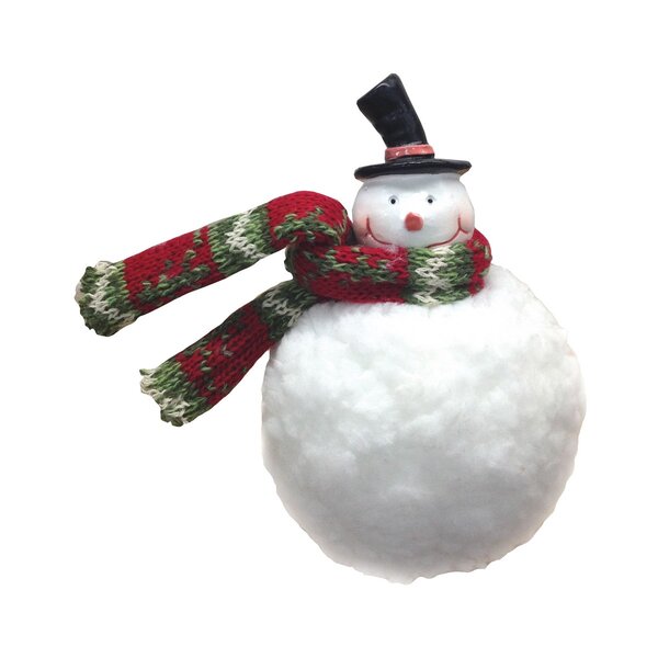 Christmas Ornament Adorable Happy Snowman Plush Country European 