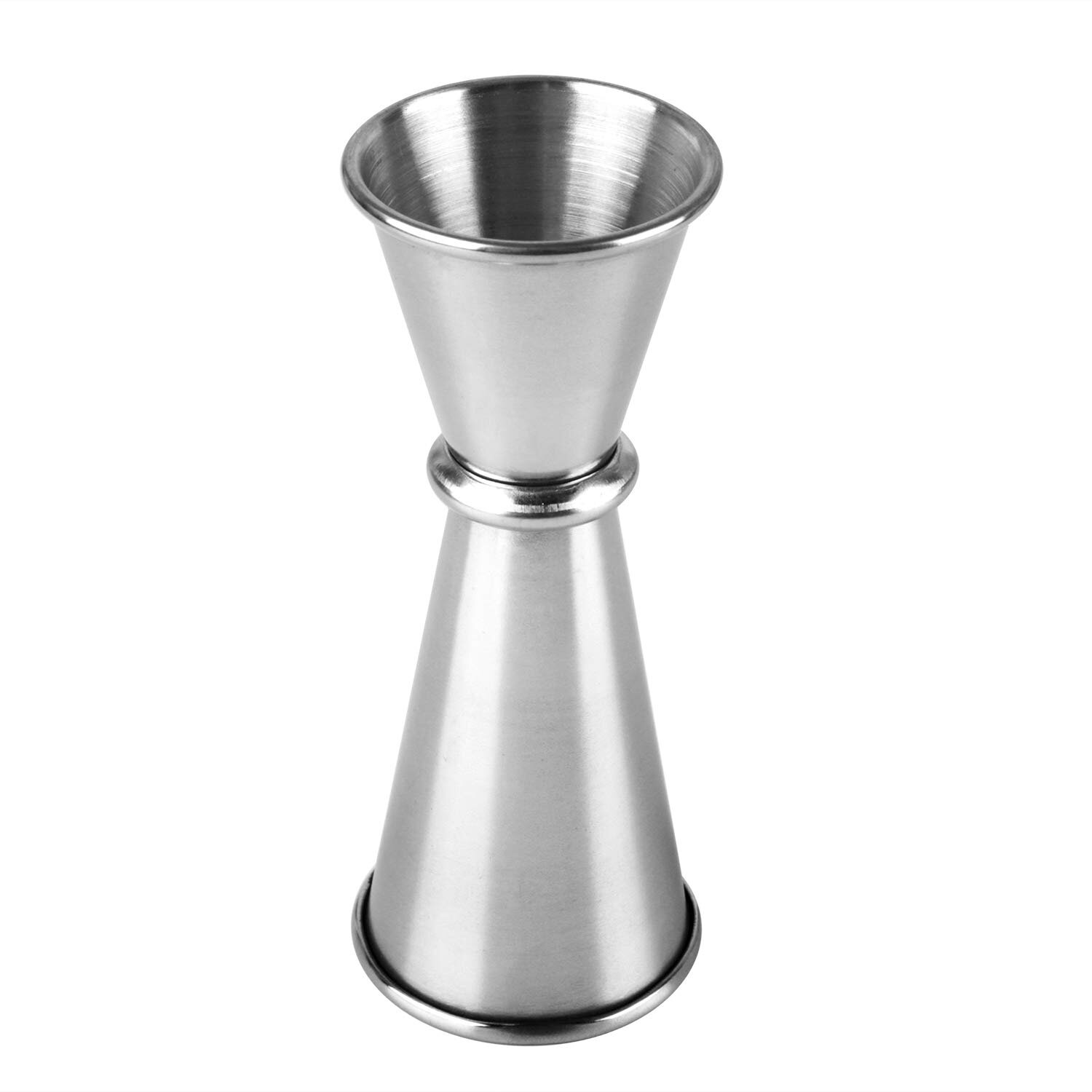 Stainless Double Jigger Shot Glass Cocktail Bartender Measuring Cup Stainless 