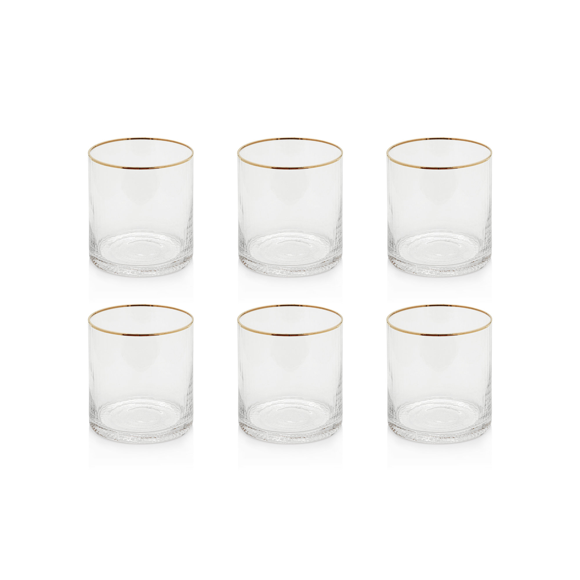 Zodax 6 Piece Glass Glassware Set Wayfair