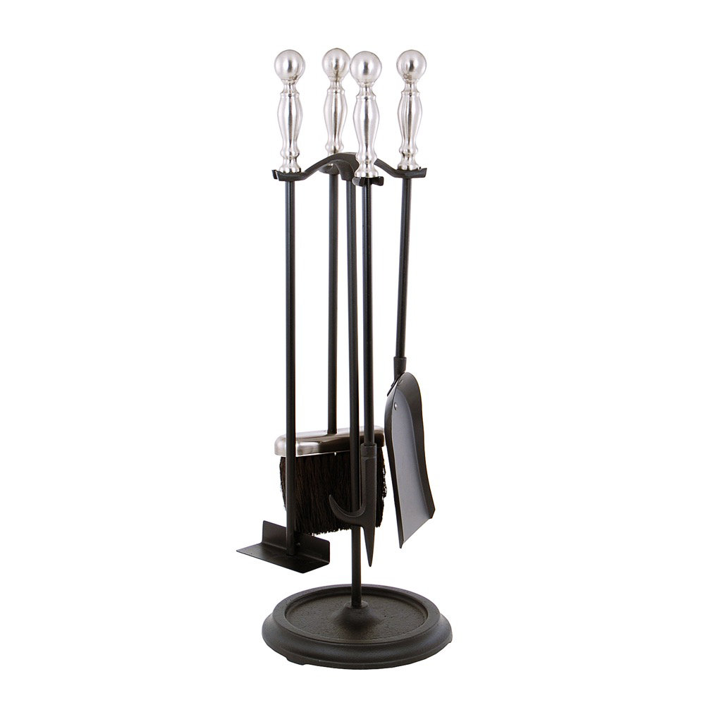 Red Barrel Studio® Fraya 4 Piece Mini Fireplace Tool Set & Reviews