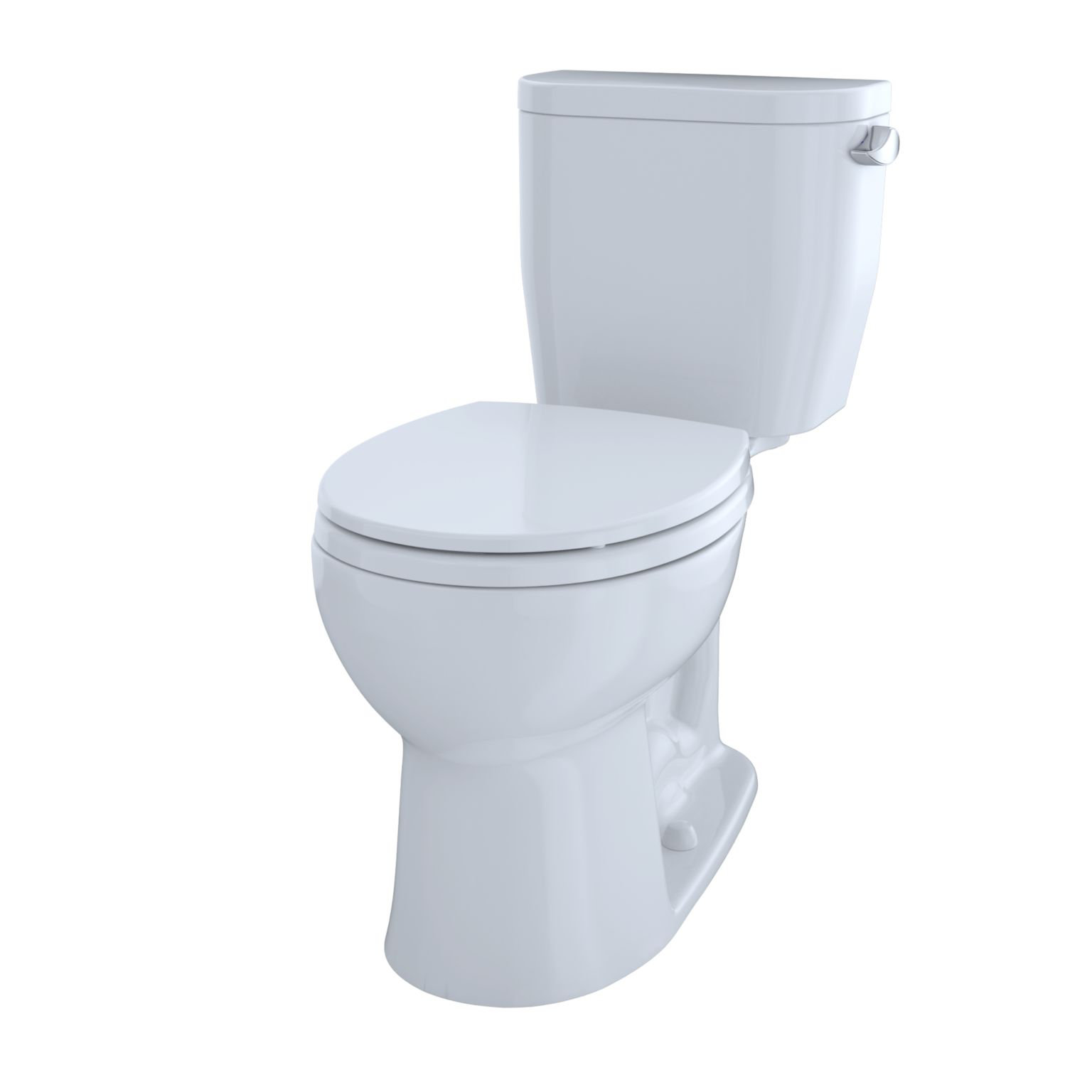 TOTO Entrada™ 1.28 GPF Round Comfort Height Floor Mounted TwoPiece
