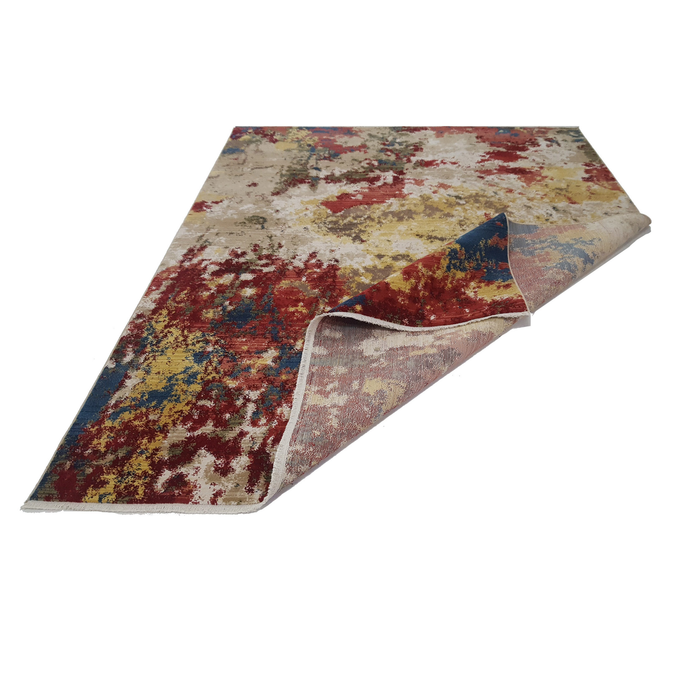 Wrought Studio Alkmene Abstract Red Area Rug Wayfair