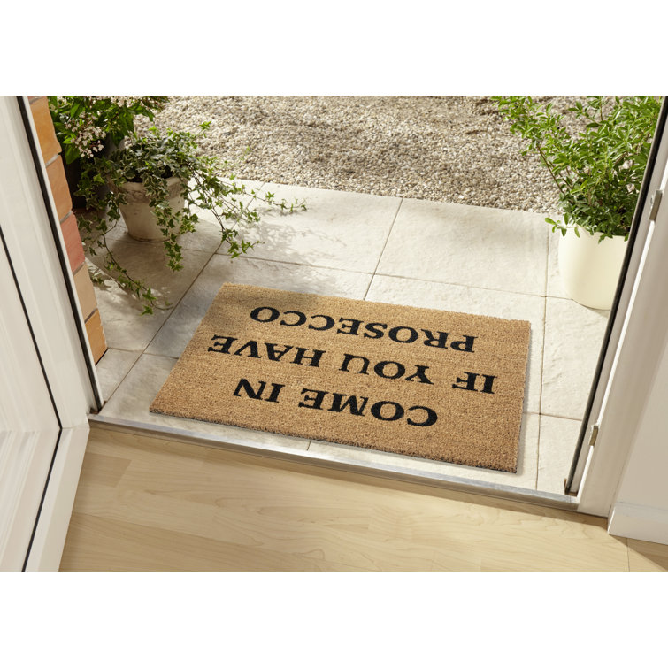 Hanse Home Mix Mats Kokos Fußmatte &amp;quot;Prosecco&amp;quot; , Wetterfest und ...