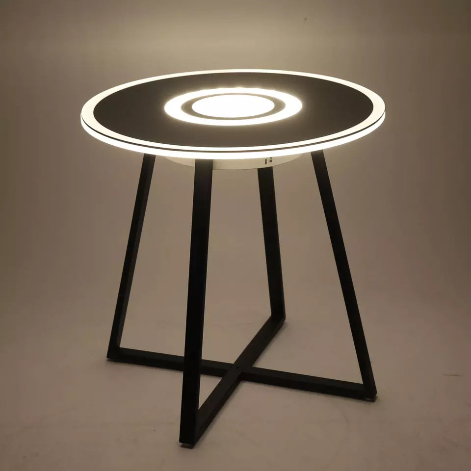 Ivy Bronx Smart Coffee Table With Led Speaker And App Control Wayfair