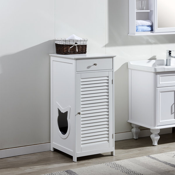 litter box bathroom vanity