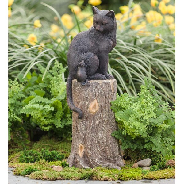 Siamese Cat Statue Pet Large Garden Sculpture Animal Shorthair Figurine Outdoor 