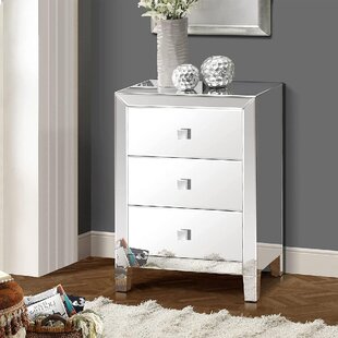 4 or 5 Drawer Chests with Diamante Handles Mirrored Clear Glass Slimline 2 3 