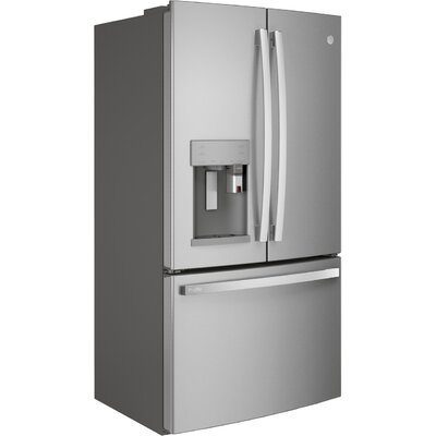 PFE28PYNFS 36"" Smart Freestanding French Door Refrigerator with 27.8 cu. ft. Total Capacity  Wi-Fi Enabled  5 Glass Shelves  9.2 Cu. Ft. Freezer -  GE Profile
