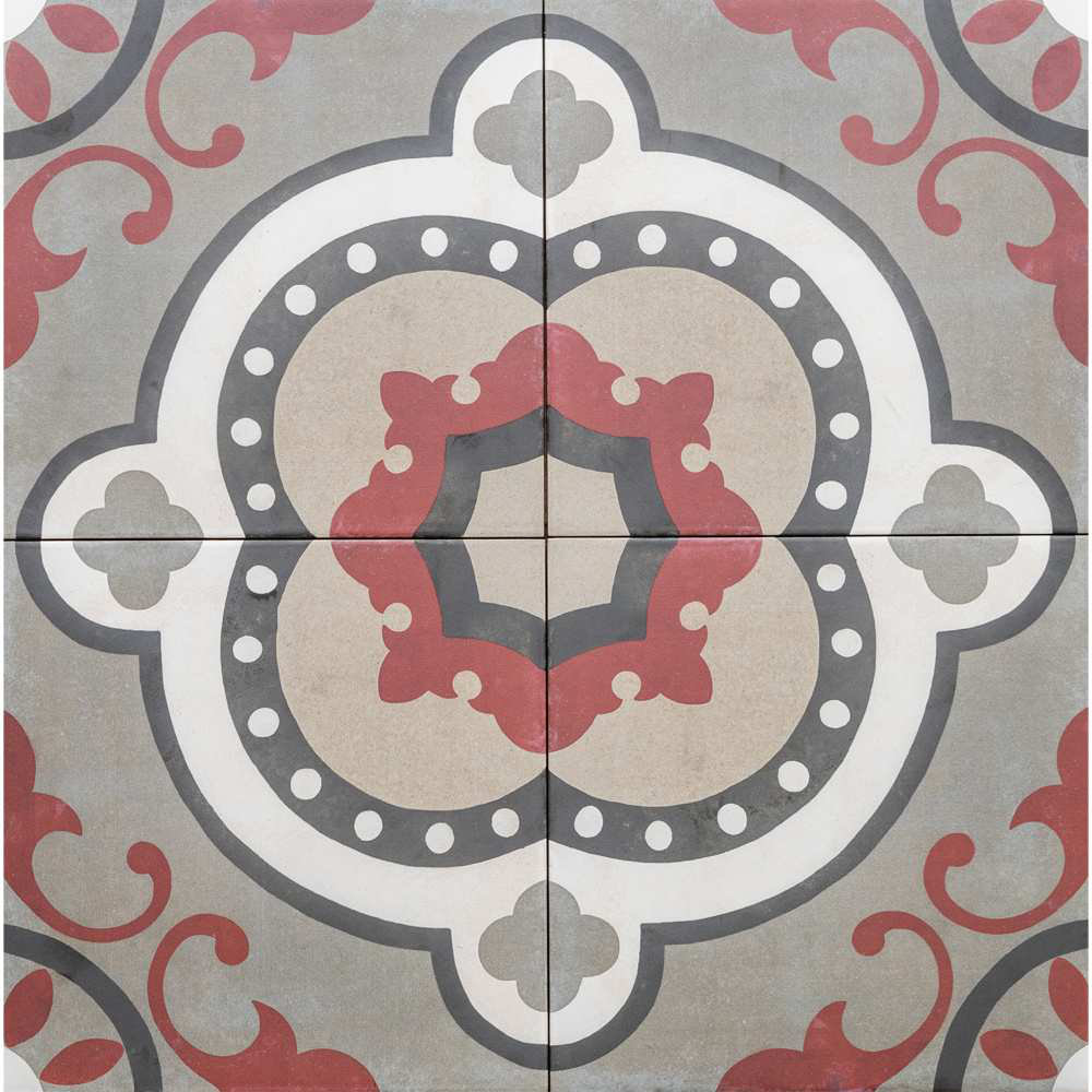 Long Island Mosaics & Tile Art Deco 8" x 8" Porcelain Wall and Floor Tile Wayfair