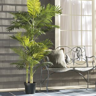 ARTIFICIAL FAKE PALM TREE PLANT REALISTIC IMITATION YARD INDOOR/OUTDOOR DECOR 