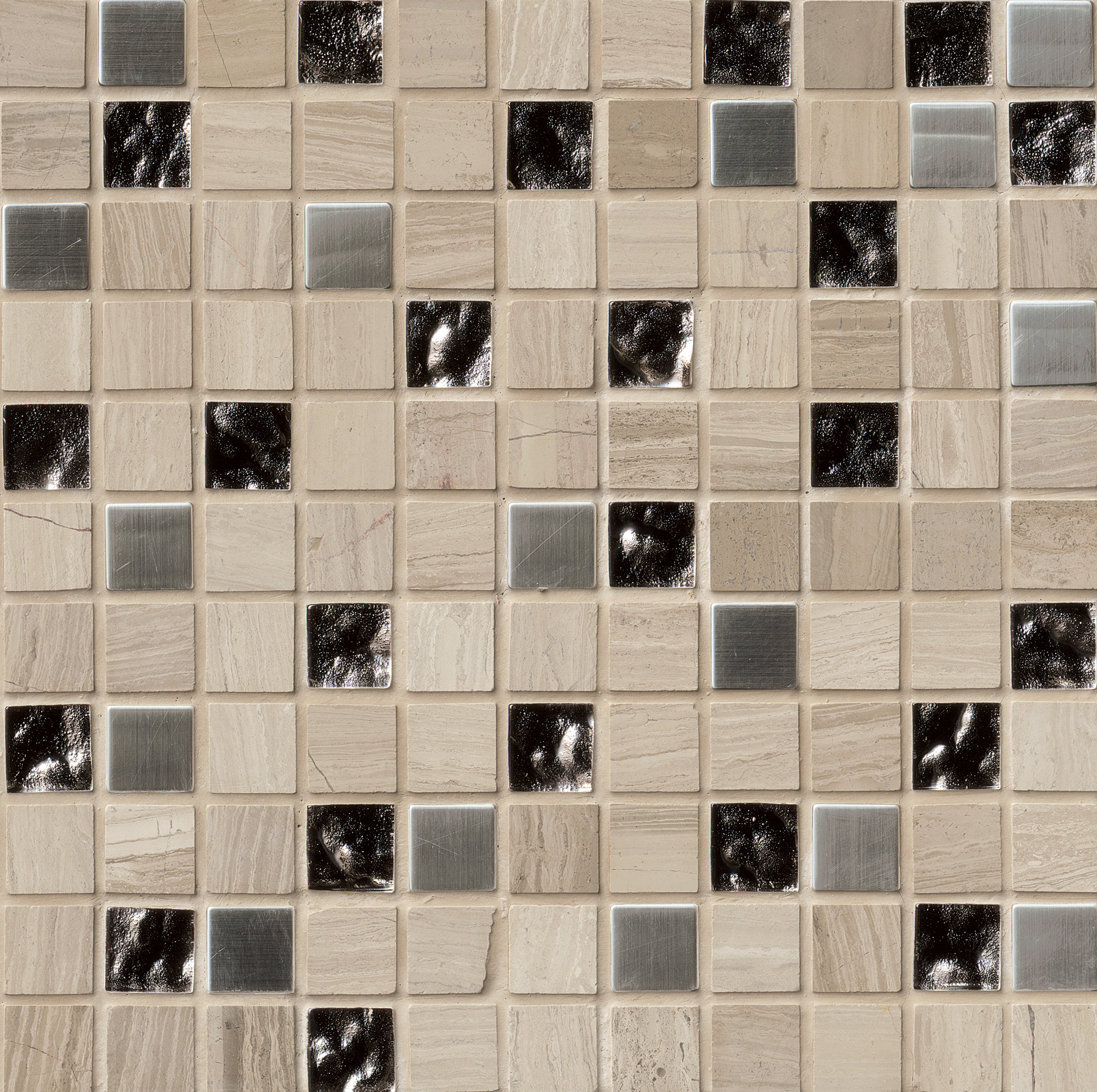 MSI Castle Rock 1" x 1" Glass/Stone/Metal Mosaic Tile in Gray & Reviews |  Wayfair