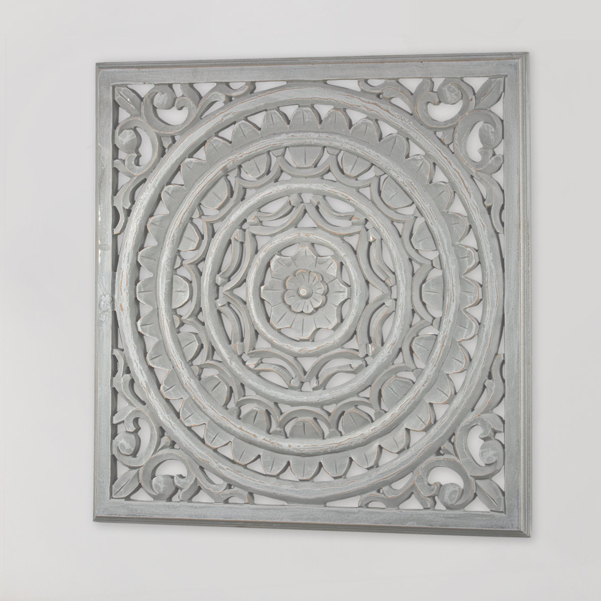 Ophelia & Co. Carved Floral Wood Medallion Wall Décor Wayfair