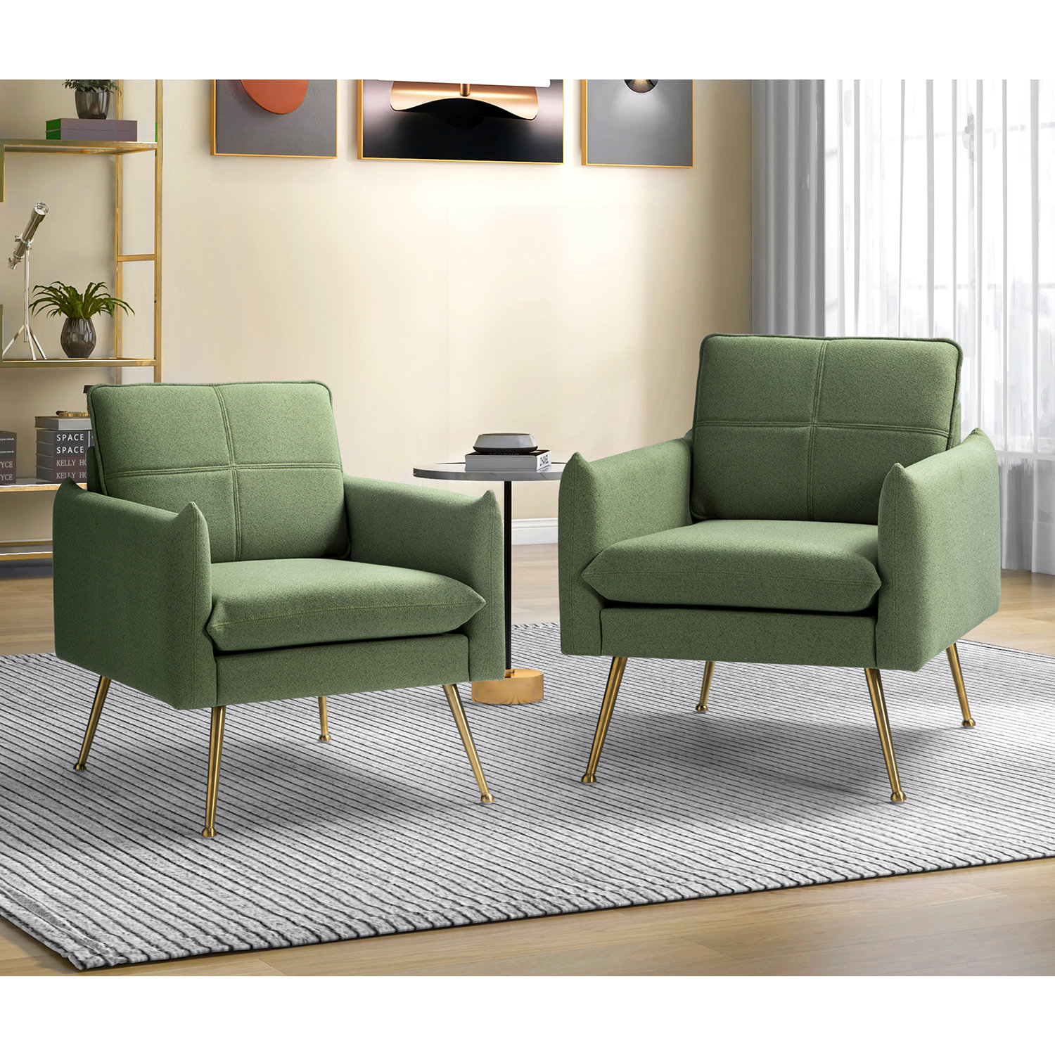 Mercer41 Keiaira 30" Wide Polyester Armchair Wayfair