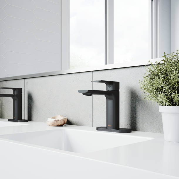 VIGO 10 In. Deck Plate In Matte Black