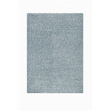 Highland Dunes Handmade Wool Aqua Rug | Wayfair