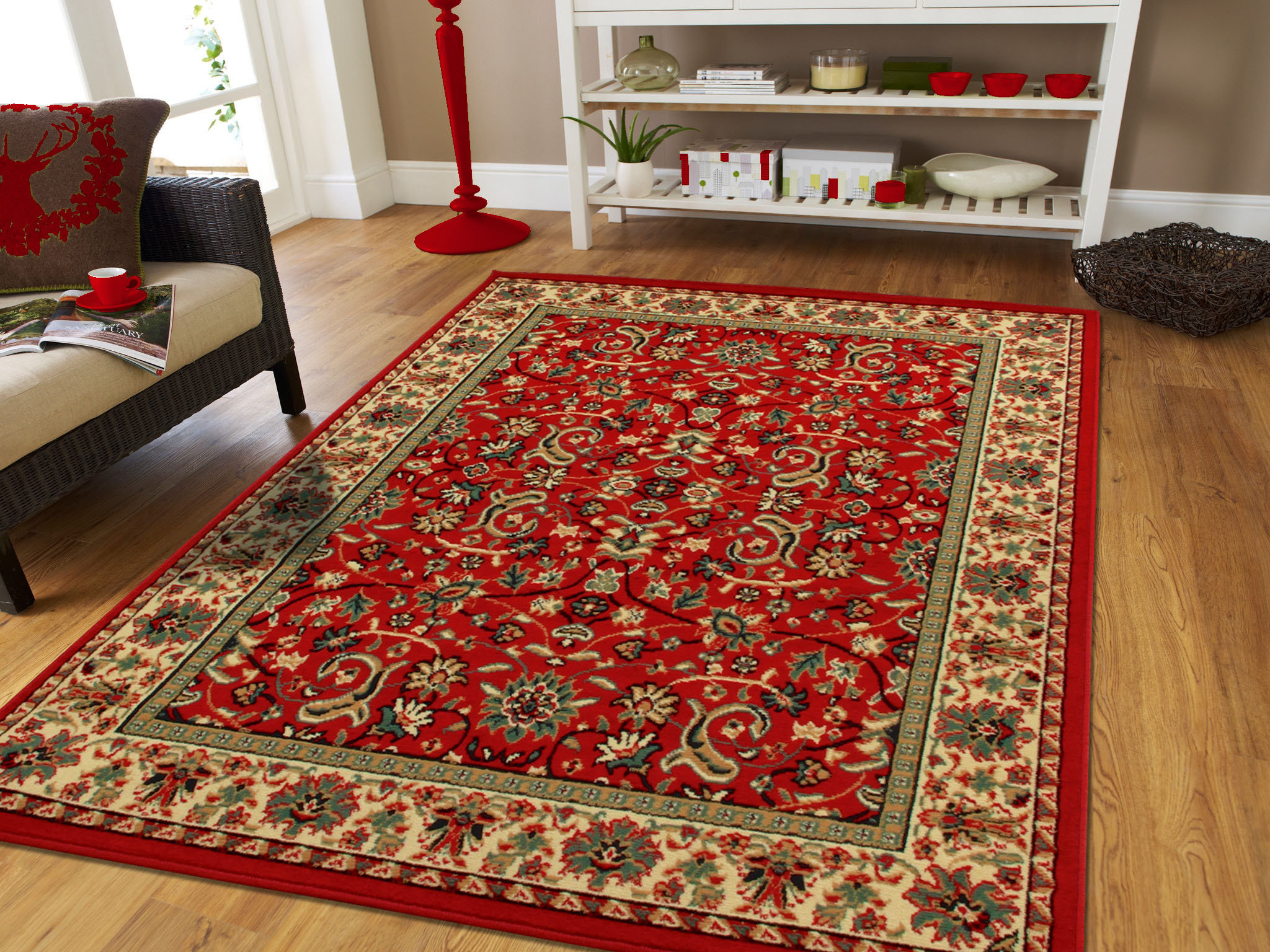 Charlton Home® Wodonga Red Indoor/Outdoor Rug & Reviews | Wayfair