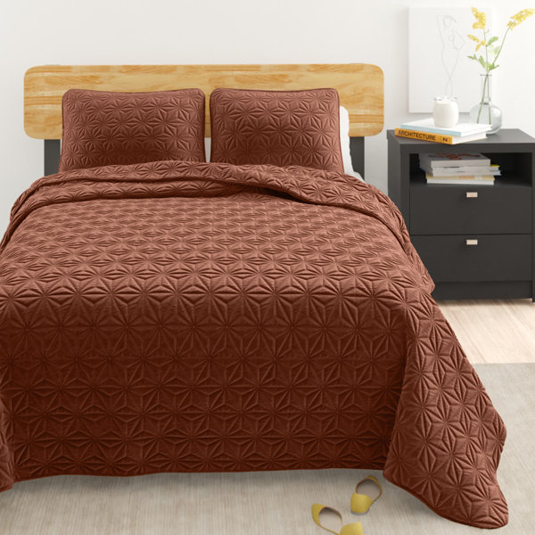 Rust Colored Quilt | Wayfair