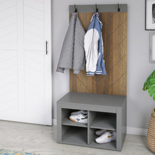 ada hall tree and shoe storage