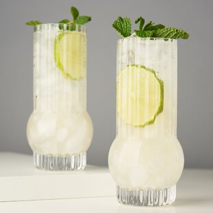 6x Quality aras PARTY glassware MOJITO COCKTAIL HIGHBALL CLEAR drinking GLASSES 