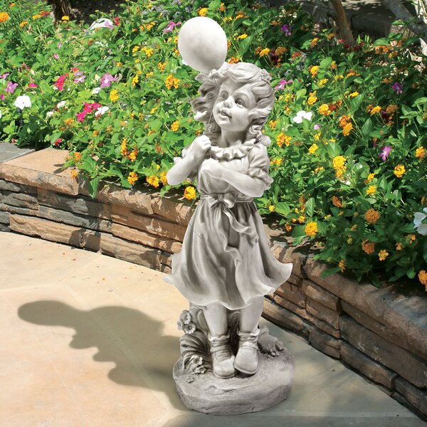 AGED STONE FINISH GARDEN STATUE FIGURINES "FANCIFUL FROG" STONE SCULPTURE 