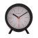 Wm.Widdop Round Alarm Clock Sweep Movement & Snooze - Grey & White